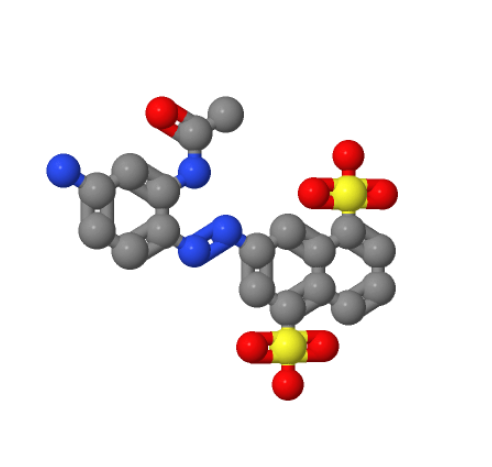 3-[[2-(乙酰氨基)-4-氨基苯基]偶氮]萘-1,5-二SULPHONIC 酸