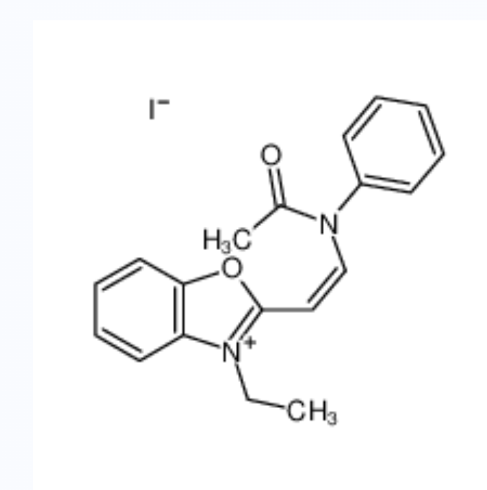 2-[2-(乙酰基苯基氨基)乙烯基]-3-乙基苯并恶唑鎓碘化物	