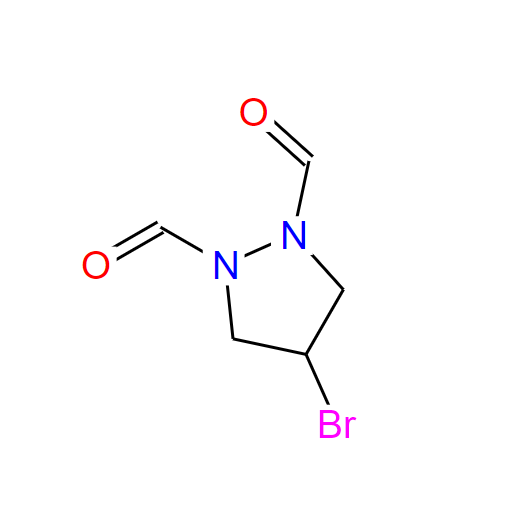 4-溴-1,2-二甲酰基吡唑烷