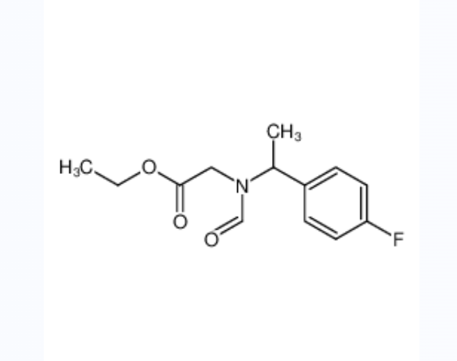 ethyl (+-)-N-[1-(4-fluorophenyl)ethyl]