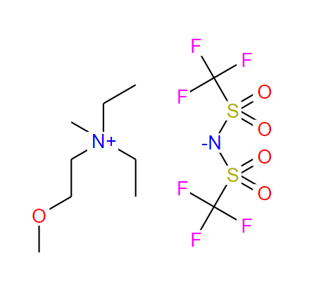 464927-84-2；双(三氟甲基磺酰基)二酰亚胺二乙基甲基(2-甲氧基乙基)铵