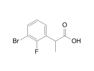 2-(3-Bromo-2-fluorophenyl)propanoic acid