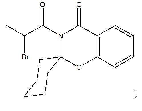 溴丙酰螺苯并噁嗪环己烷