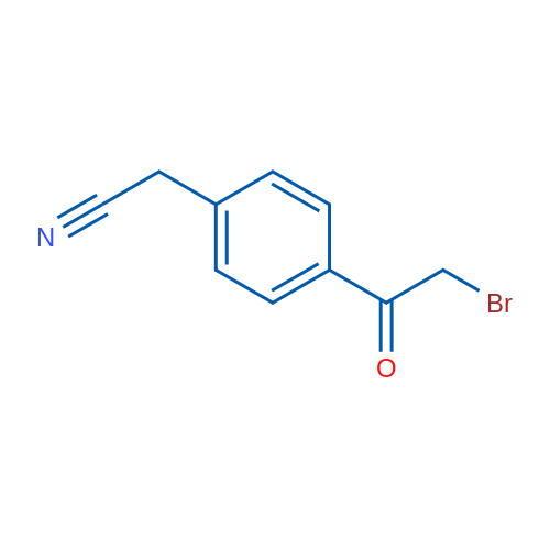 2-(4-(2-Bromoacetyl)phenyl)acetonitrile 92132-57-5