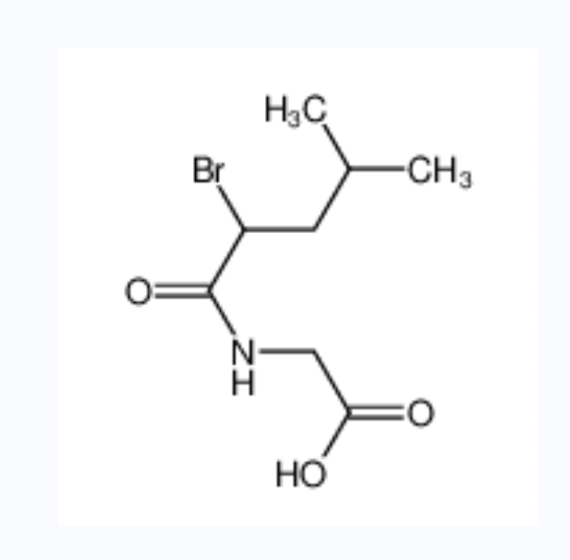 2-[(2-bromo-4-methylpentanoyl)amino]acetic acid	