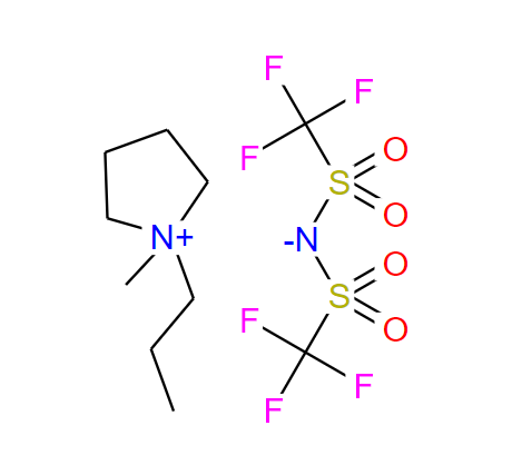 223437-05-6；1-甲基-1-丙基吡咯烷双(三氟甲磺酰)亚胺盐