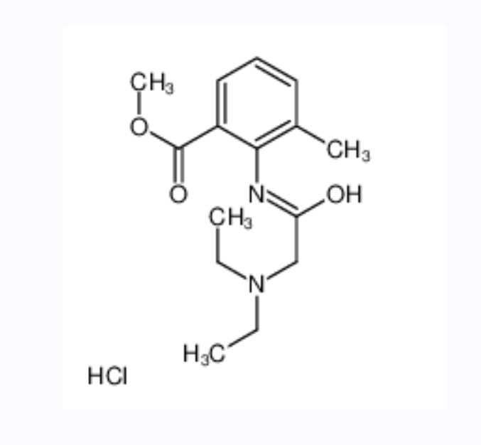 2-[[(二乙基氨基)乙酰基]氨基]-3-甲基苯甲酸甲酯单盐酸盐	