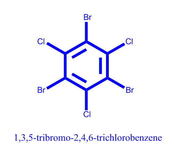 1,3,5-tribromo-2,4,6-trichlorobenzene