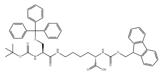 N6-[N-[叔丁氧羰基]-S-(三苯基甲基)-L-半胱氨酰]-N2-[芴甲氧羰基]-L-赖氨酸