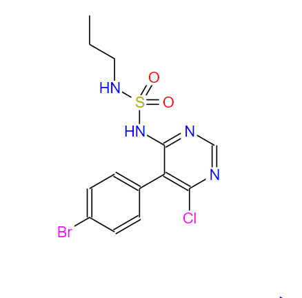 N-[5-(4-溴苯基)-6-氯-4-嘧啶基]-N'-丙基氨基磺酰胺