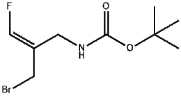 E)-叔丁基-(2-(溴甲基)-3-氟烯丙基氨基甲酯