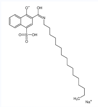 3-[(十六烷基氨基)羰基]-4-羟基萘-1-磺酸钠