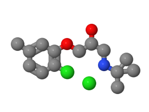 3-(叔丁氨基)-1-[(6-氯-间甲苯基)氧基]丙-2-醇盐酸盐