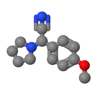 2-(4-甲氧苯基)-2-吡咯烷-1-基乙酰腈