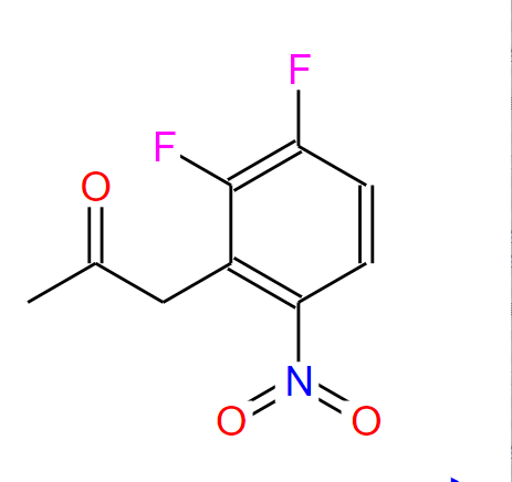 3-乙酰甲基-1,2-二氟-4-硝基苯