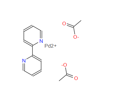 bis(acetato-O)(2,2'-bipyridine-N,N')palladium