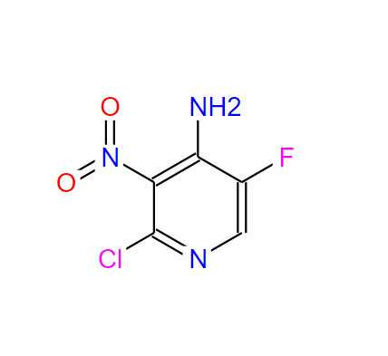 2-氯-5-氟-3-硝基吡啶-4-胺
