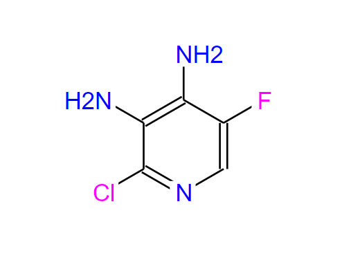 2-氯-5-氟-3,4-吡啶二胺