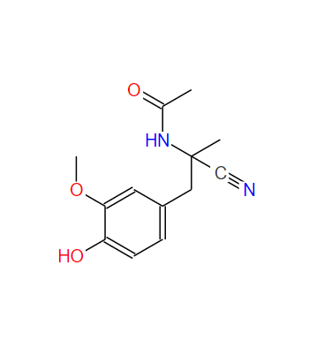 (-)-N-(alpha-氰基-4-羟基-3-甲氧基-alpha-甲基苯乙基)乙酰胺