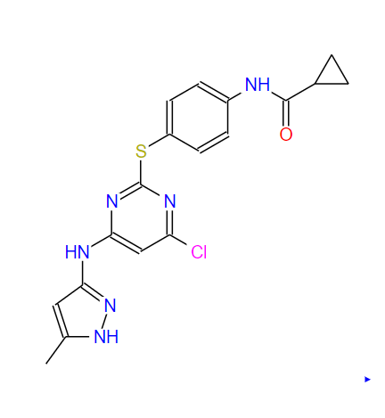 N-[4-[[4-氯-6-(5-甲基-2H-吡唑-3-氨基)嘧啶-2-基]磺酰基]苯基]氨基环丙羧酸