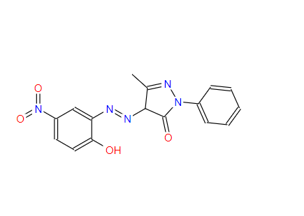 2,4-二氢-4-[(2-羟基-5-硝基苯基)偶氮]-5-甲基-2-苯基-3H-吡唑-3-酮