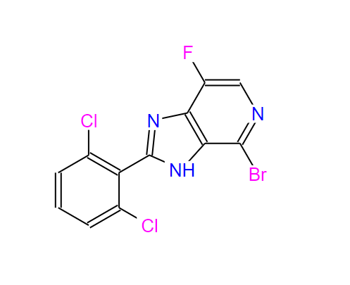 4-溴-2-(2,6-二氯苯基)-7-氟-1H-咪唑并[4,5-c]吡啶