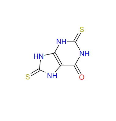 6-羟基-2,8-二硫基嘌呤