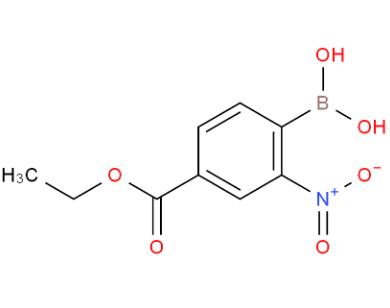 4-乙氧基甲酰-2-硝基苯硼酸