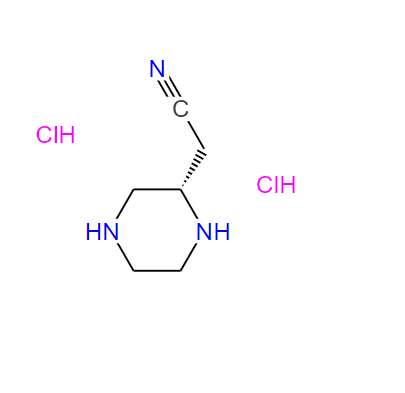 (S)-2-(哌嗪-2-基)乙腈二盐酸盐