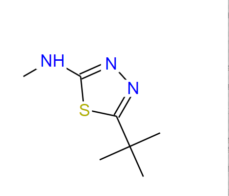 噻唑2-甲氨基-5-特丁基-1,3,4-噻二唑
