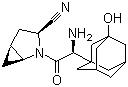 CAS 登录号：361442-04-8, 沙克列汀, (1S,3S,5S)-2-[(2S)-2-氨基-2-(3-羟基三环[3.3.1.1(3,7)]癸烷-1-基)乙酰基]-2-氮杂双环[3.1.0]己烷-3-腈