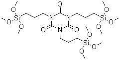 CAS 登录号：26115-70-8, 1,3,5-三(三甲氧基硅丙基)异氰脲酸酯