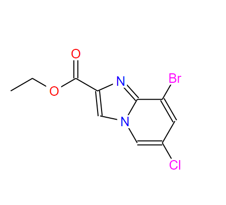 8-溴-6-氯咪唑并[1,2-A]吡啶-2-甲酸乙酯