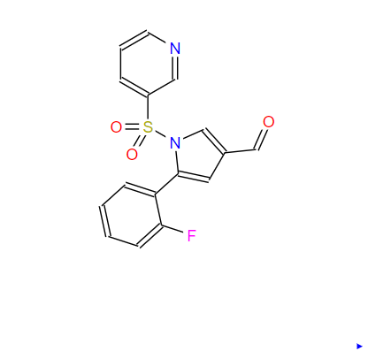 5-(2-氟苯基)-1-[(吡啶-3-基)磺酰基]-1H-吡咯-3-甲醛