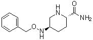 CAS 登录号：1416134-49-0, (2S,5R)-5-[(苯基甲氧基)氨基]-2-哌啶甲酰胺