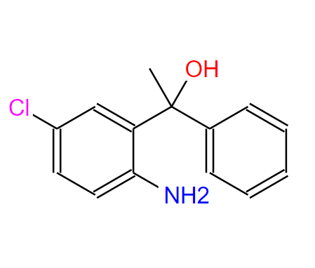 3158-98-3；1-(2-氨基-5-氯苯基)-1-苯基乙醇