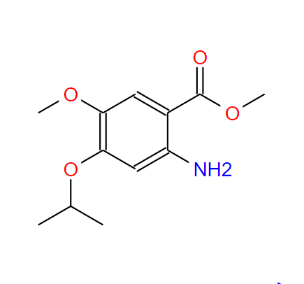 4-异丙氧基-5-甲氧基-2-氨基苯甲酸甲酯