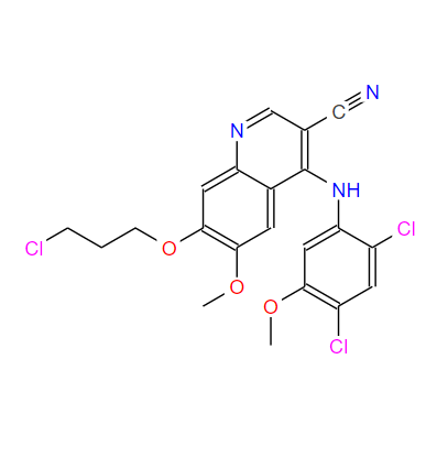 7-(3-氯丙氧基)-4-[(2,4-二氯-5-甲氧基苯基)氨基]-6-甲氧基-3-氰基喹啉