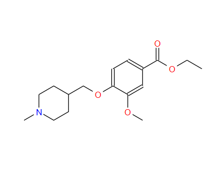 4-((1-甲基哌啶-4-基)甲氧基)-3-甲氧基苯甲酸乙酯