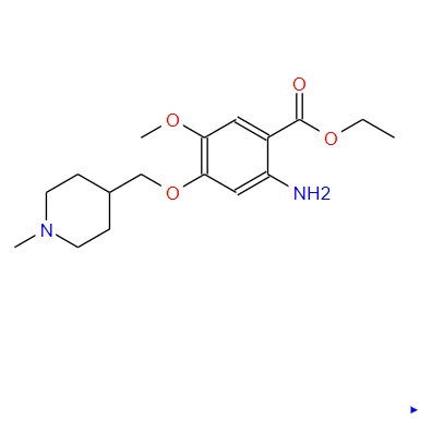 4-((1-甲基哌啶-4-基)甲氧基)-2-氨基-5-甲氧基苯甲酸乙酯