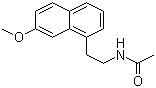 CAS 登录号：138112-76-2, 阿戈美拉汀, N-[2-(7-甲氧基萘-1-基)乙基]乙酰胺