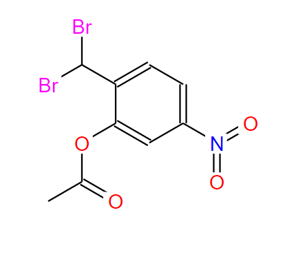 2-(二溴甲基)-5-硝基乙酸苯酯