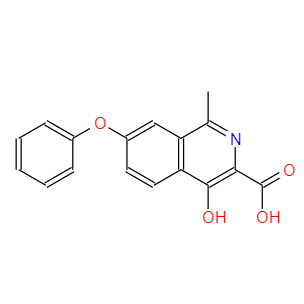 4-羟基-1-甲基-7-苯氧基异喹啉-3-羧酸