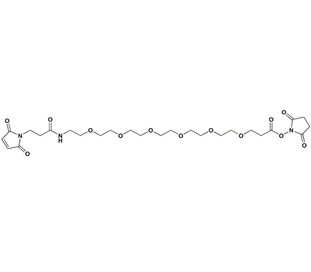 马来酰亚胺-酰胺-PEG6-琥珀酰亚胺酯