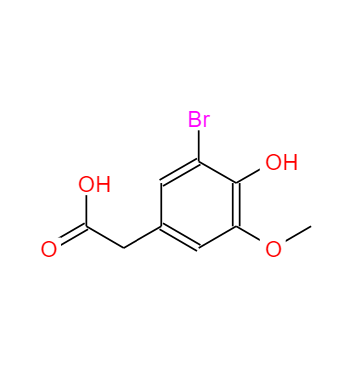 3-溴-4-羟基-5-甲氧基苯乙酸