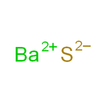 Barium sulfide (BaS), black