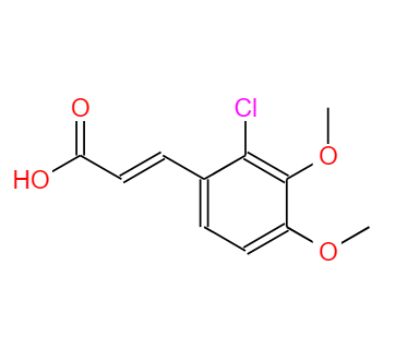 2-氯-3,4-二甲氧基肉桂酸
