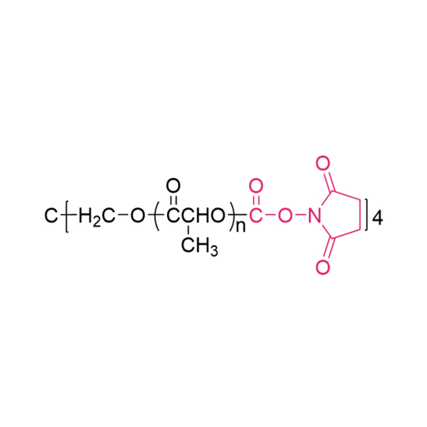 四臂聚乳酸琥珀酰亚胺碳酸酯