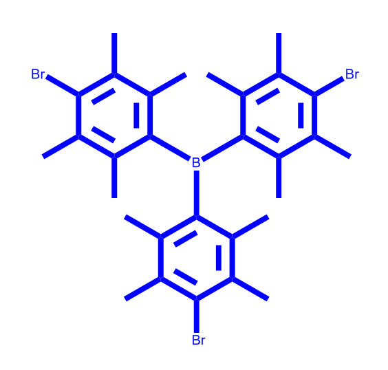 三(4-溴-2,3,5,6-四甲基苯基)硼烷