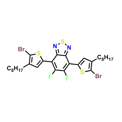 [4,7-双(5-溴-4-辛基噻吩基)-5,6-二氟苯并[C][1,2,5]噻二唑]